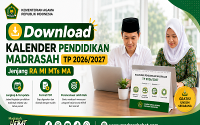 Kalender Pendidikan (Kaldik) Madrasah Tahun Ajaran 2026/2027 Resmi Dirilis, Berikut Jadwal Lengkapnya